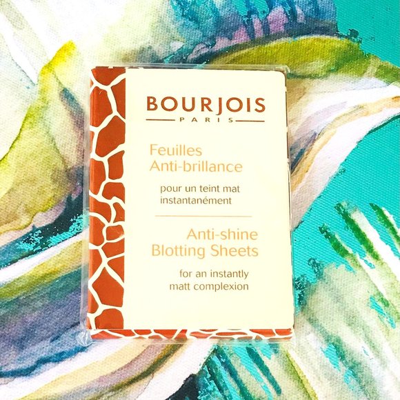 BOURJOIS ANTI-SHINE BLOTTING SHEETS 50 SHEETS PRESS ON OILY FACE OIL IS ABSORBED - Picture 1 of 1
